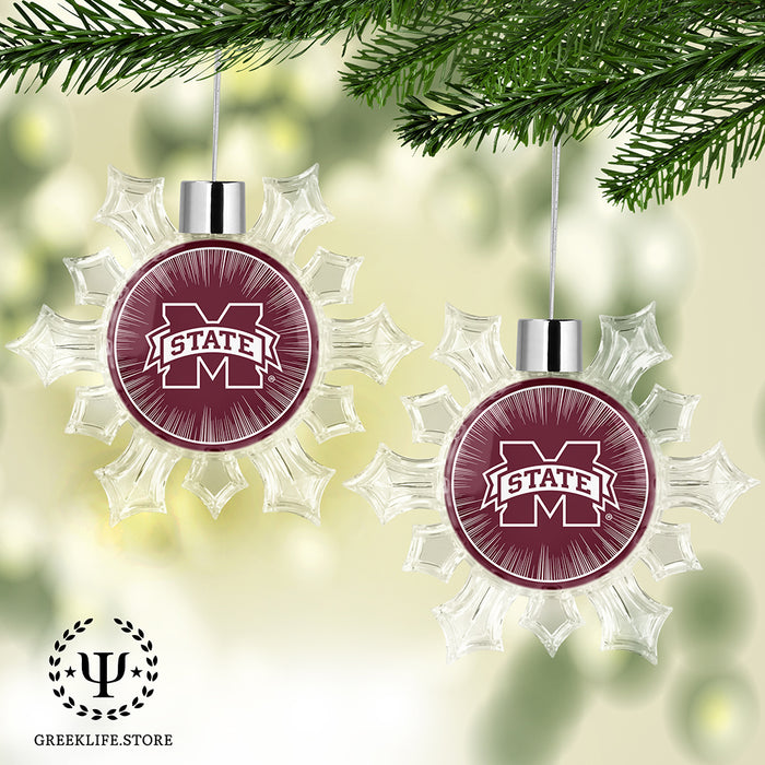 Mississippi State University Christmas Ornament - Snowflake