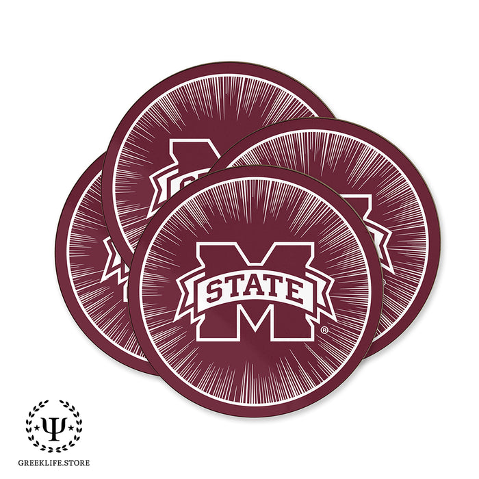 Mississippi State University Beverage Coasters Round (Set of 4)