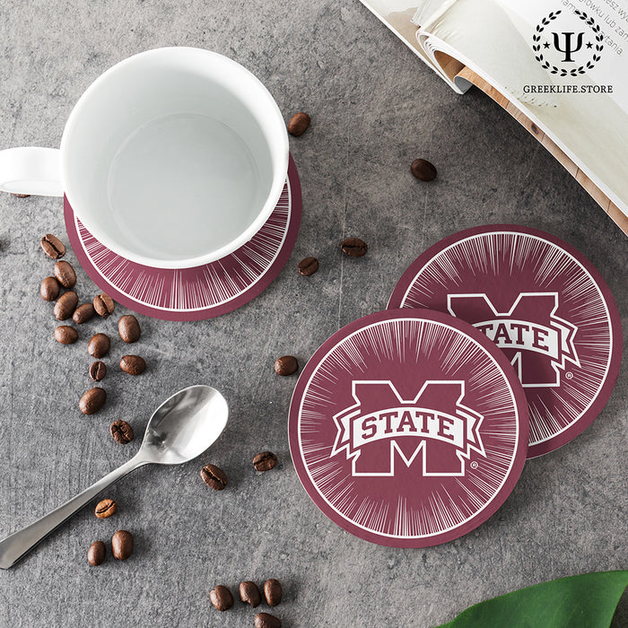 Mississippi State University Beverage Coasters Round (Set of 4)