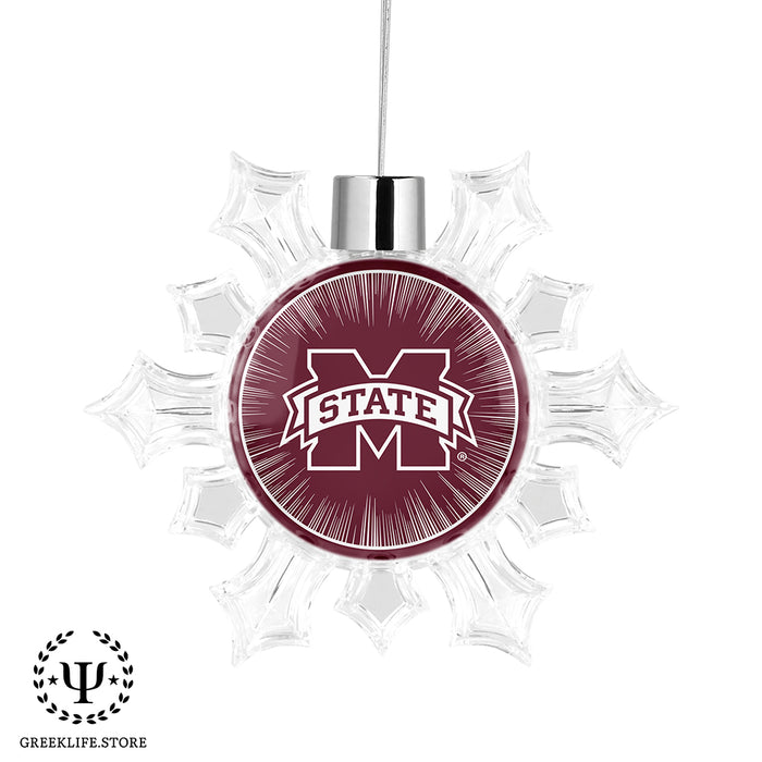 Mississippi State University Christmas Ornament - Snowflake