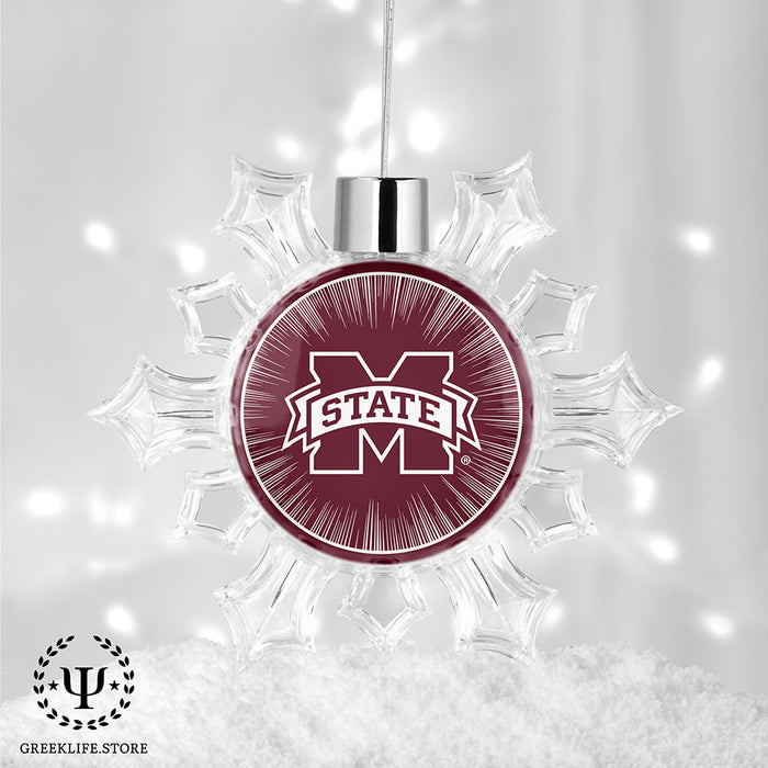 Mississippi State University Christmas Ornament - Snowflake