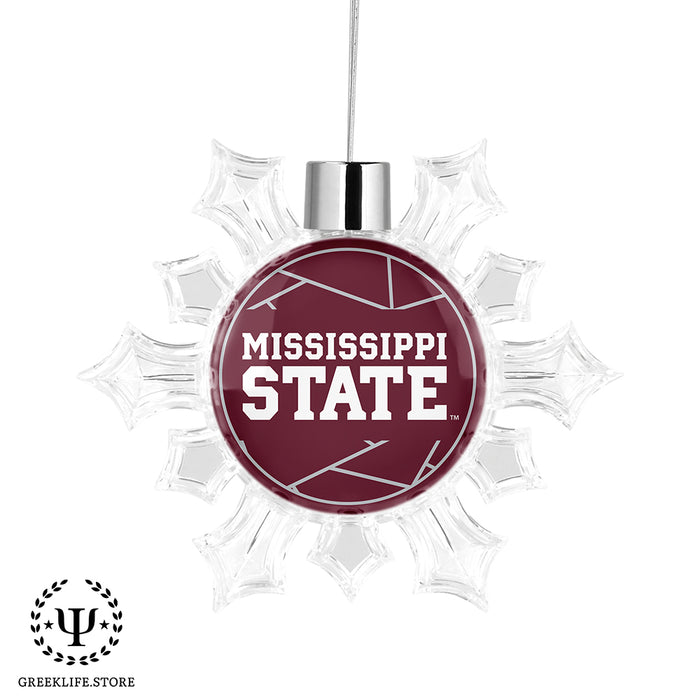 Mississippi State University Christmas Ornament - Snowflake