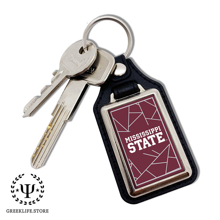 Mississippi State University Keychain Rectangular
