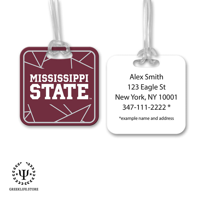 Mississippi State University Luggage Bag Tag (square)