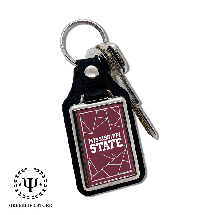 Mississippi State University Keychain Rectangular