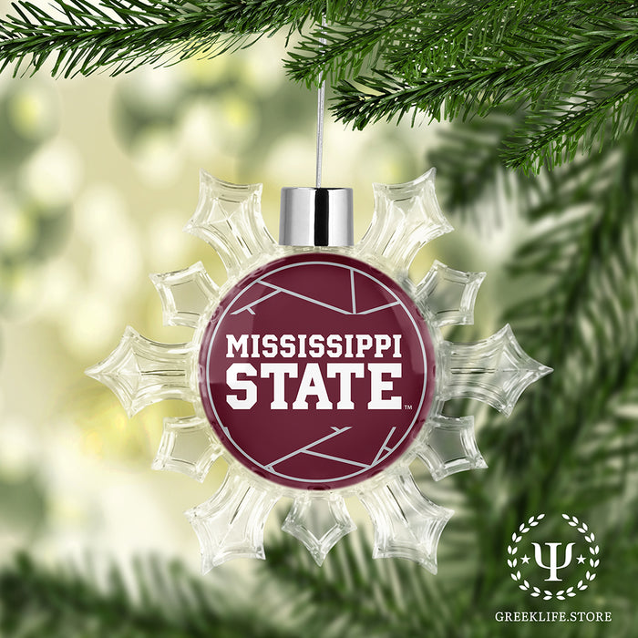 Mississippi State University Christmas Ornament - Snowflake
