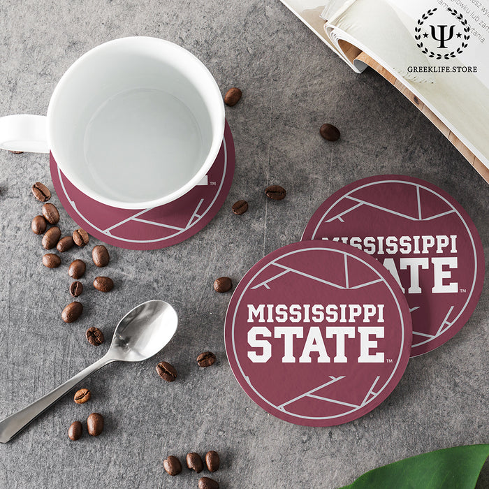 Mississippi State University Beverage Coasters Round (Set of 4)
