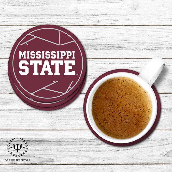 Mississippi State University Beverage Coasters Round (Set of 4)