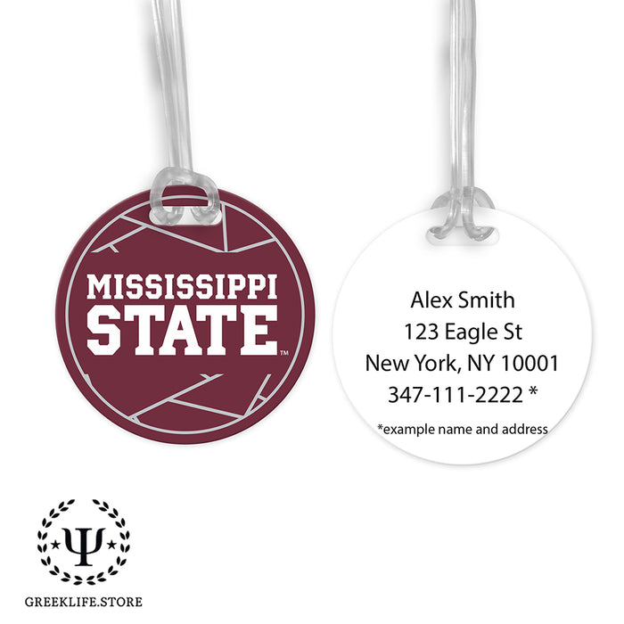 Mississippi State University Luggage Bag Tag (round)
