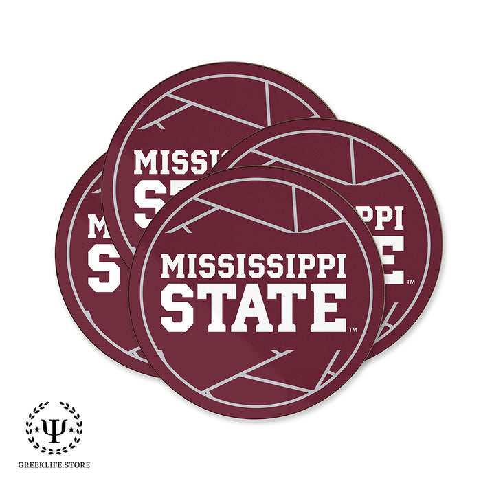 Mississippi State University Beverage Coasters Round (Set of 4)