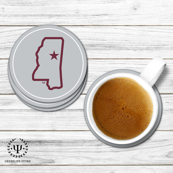 Mississippi State University Beverage Coasters Round (Set of 4)