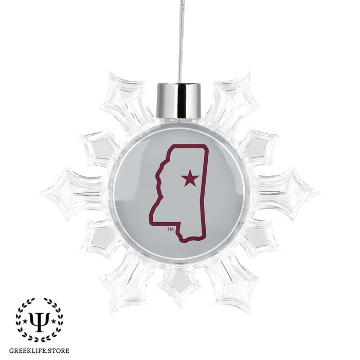 Mississippi State University Christmas Ornament - Snowflake