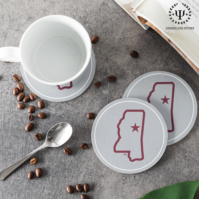 Mississippi State University Beverage Coasters Round (Set of 4)