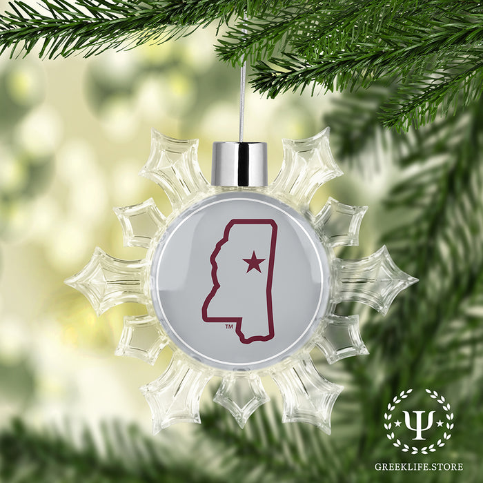 Mississippi State University Christmas Ornament - Snowflake