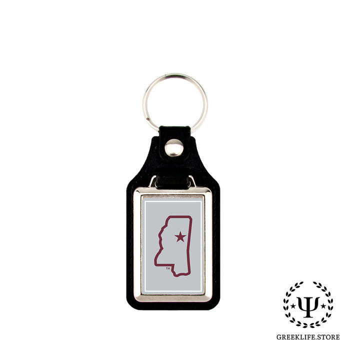 Mississippi State University Keychain Rectangular