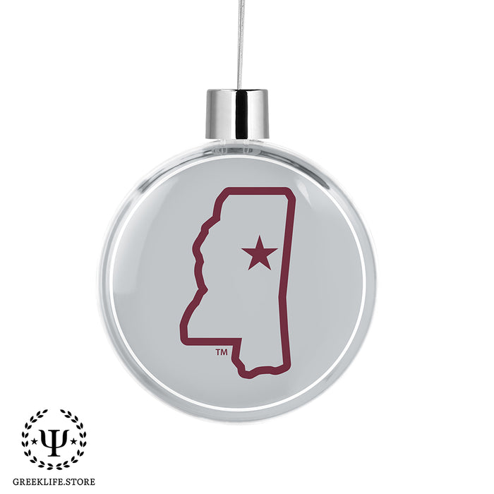 Mississippi State University Christmas Ornament Flat Round
