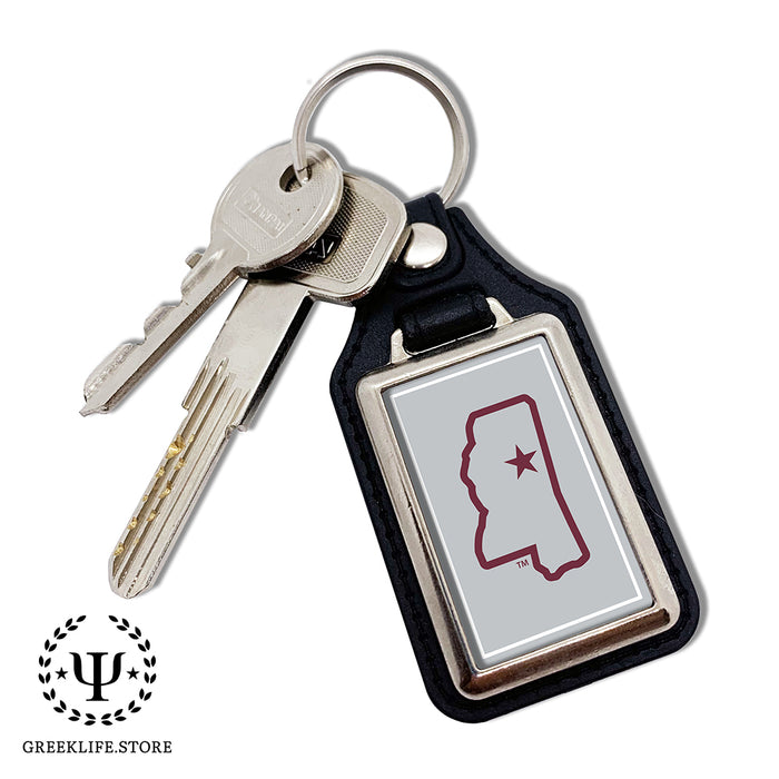 Mississippi State University Keychain Rectangular