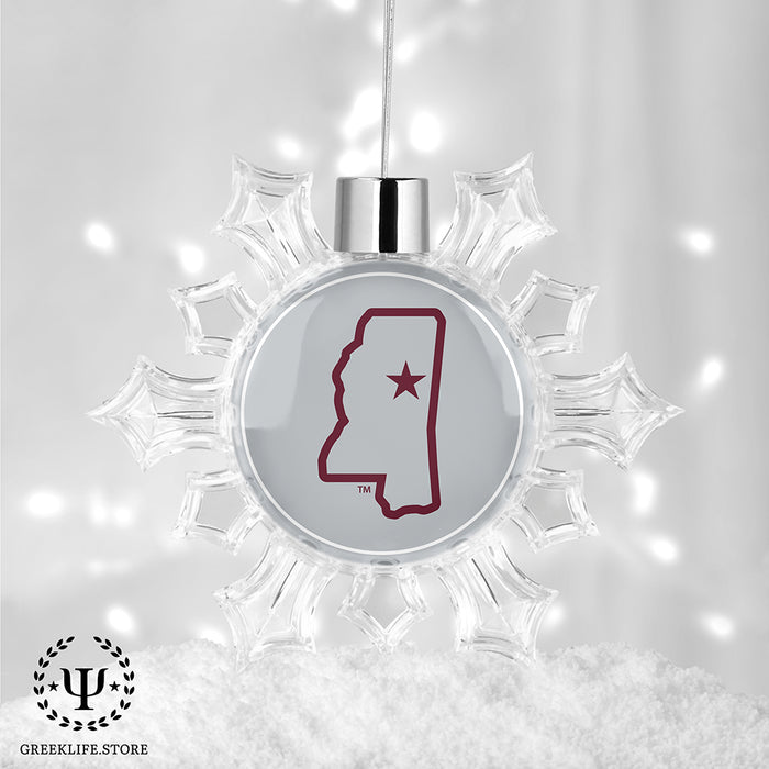 Mississippi State University Christmas Ornament - Snowflake