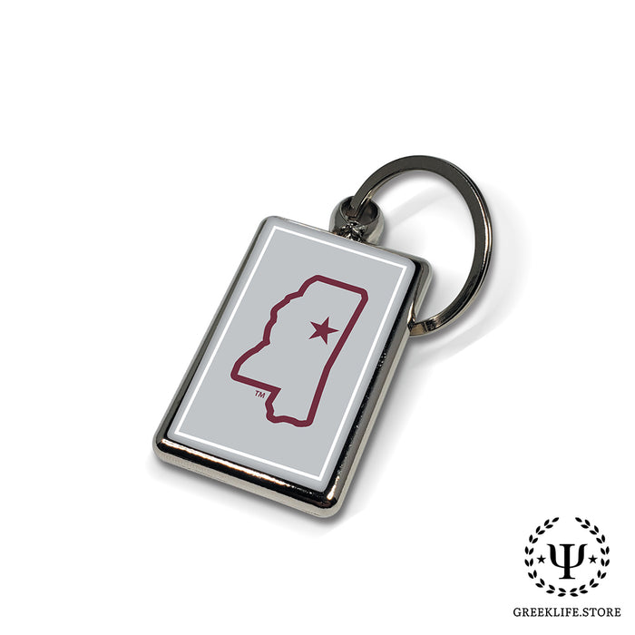Mississippi State University Keychain Rectangular