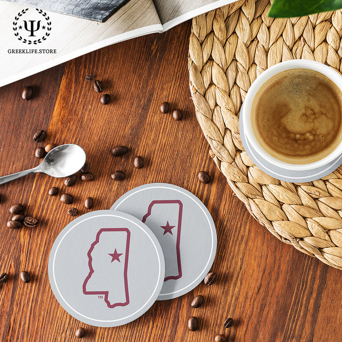 Mississippi State University Beverage Coasters Round (Set of 4)