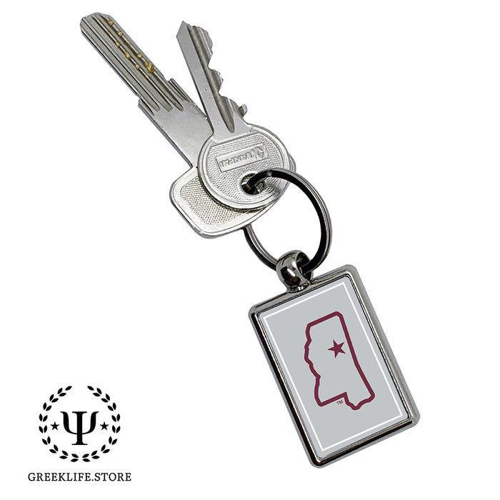 Mississippi State University Keychain Rectangular