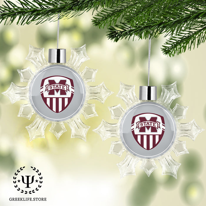 Mississippi State University Christmas Ornament - Snowflake