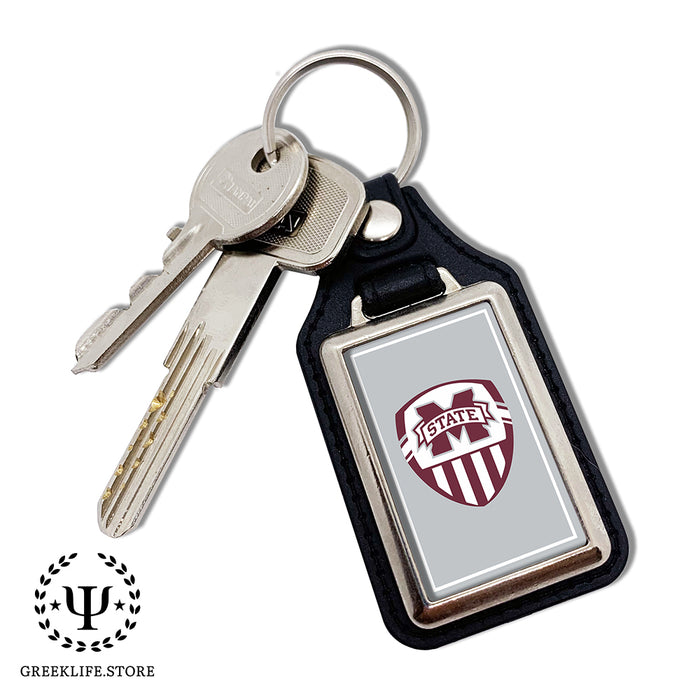 Mississippi State University Keychain Rectangular