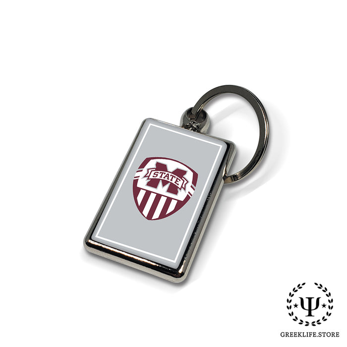 Mississippi State University Keychain Rectangular