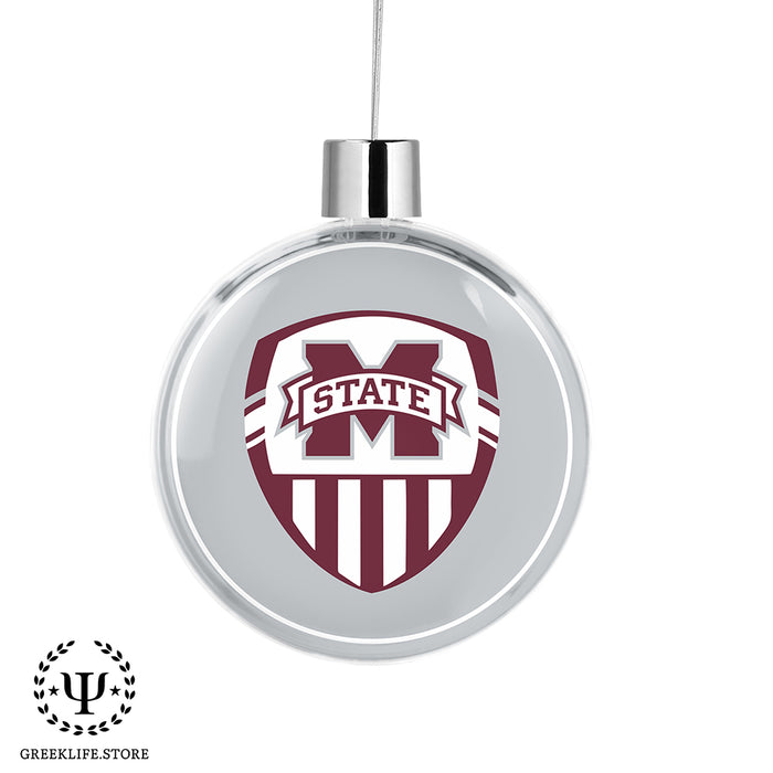 Mississippi State University Christmas Ornament Flat Round