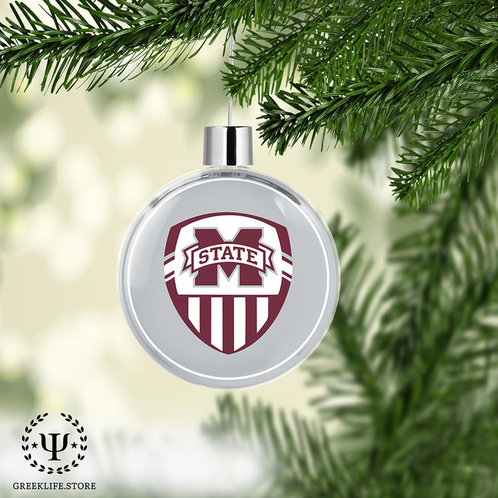 Mississippi State University Christmas Ornament Flat Round