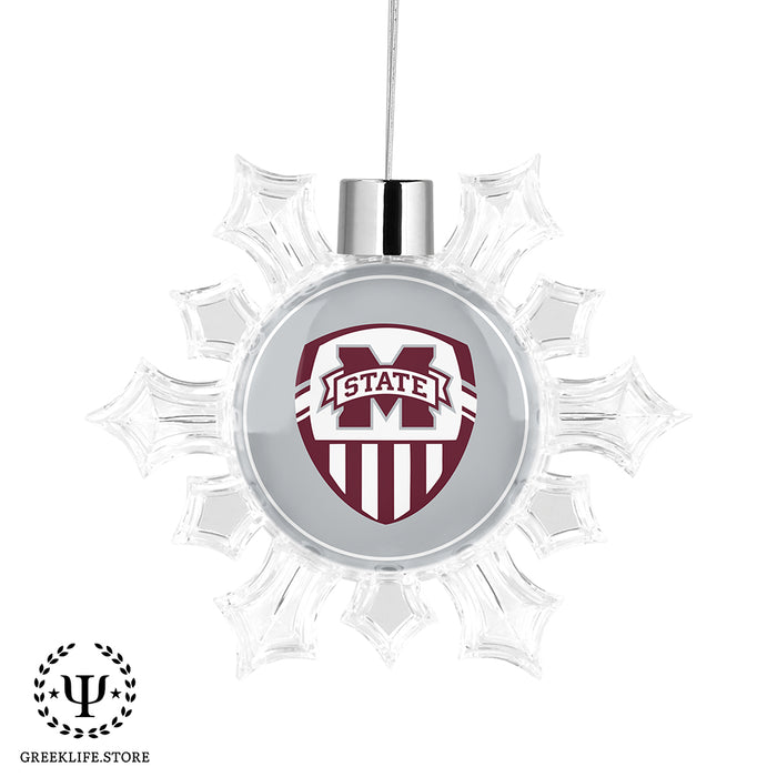 Mississippi State University Christmas Ornament - Snowflake
