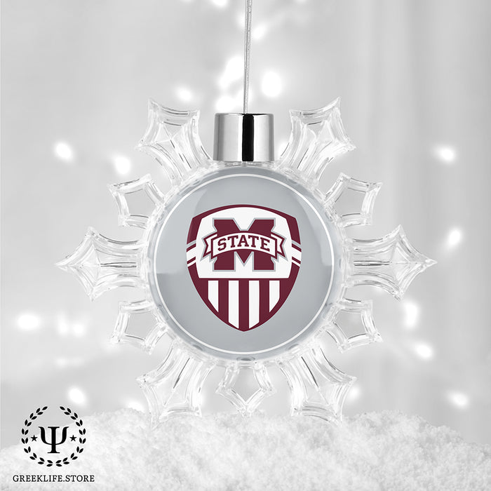 Mississippi State University Christmas Ornament - Snowflake