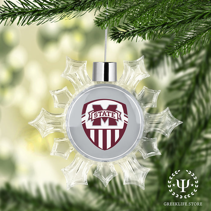 Mississippi State University Christmas Ornament - Snowflake