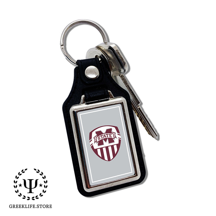 Mississippi State University Keychain Rectangular