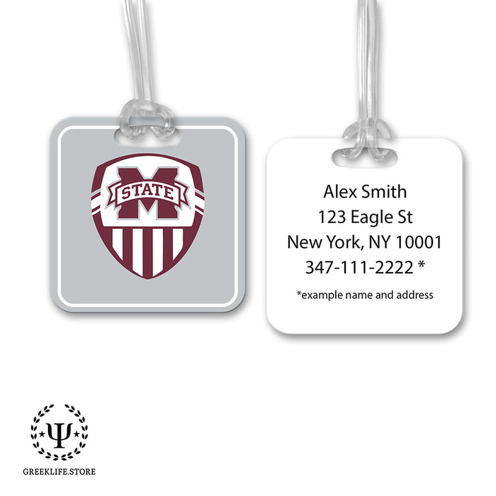 Mississippi State University Luggage Bag Tag (square)