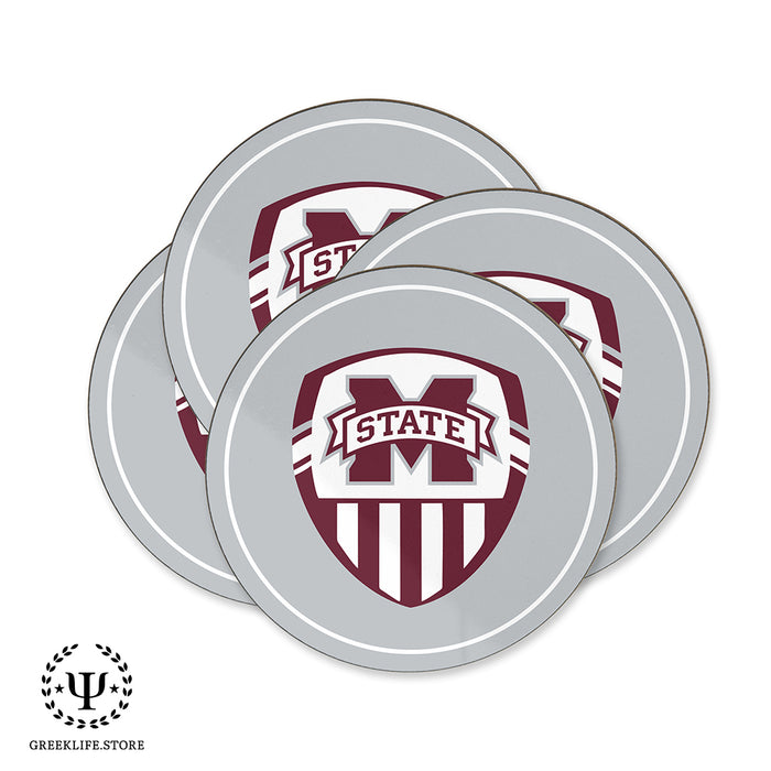 Mississippi State University Beverage Coasters Round (Set of 4)