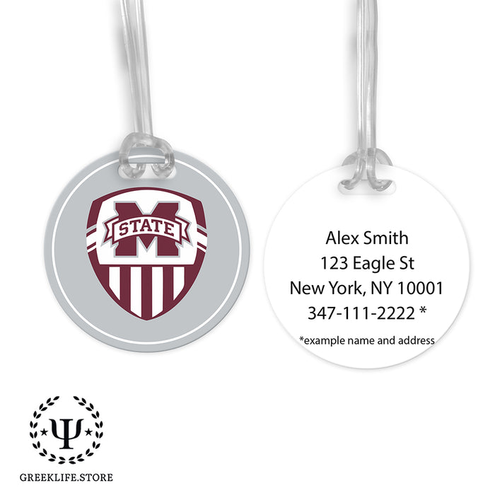Mississippi State University Luggage Bag Tag (round)