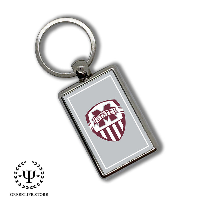 Mississippi State University Keychain Rectangular