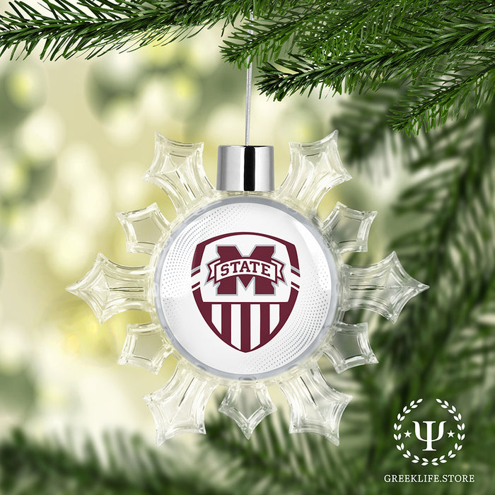 Mississippi State University Christmas Ornament - Snowflake