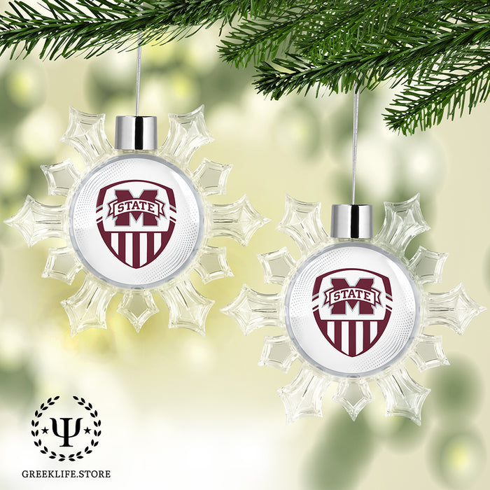 Mississippi State University Christmas Ornament - Snowflake