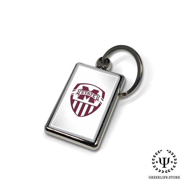 Mississippi State University Keychain Rectangular