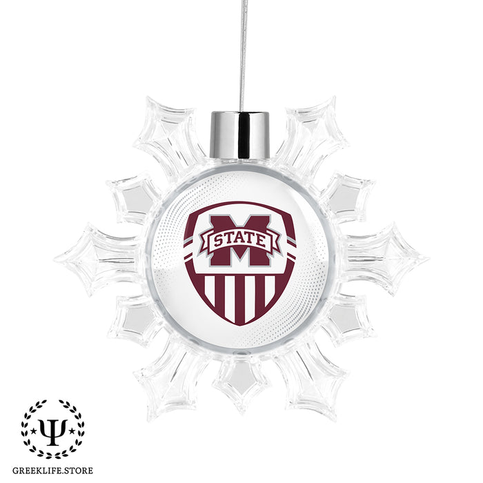 Mississippi State University Christmas Ornament - Snowflake