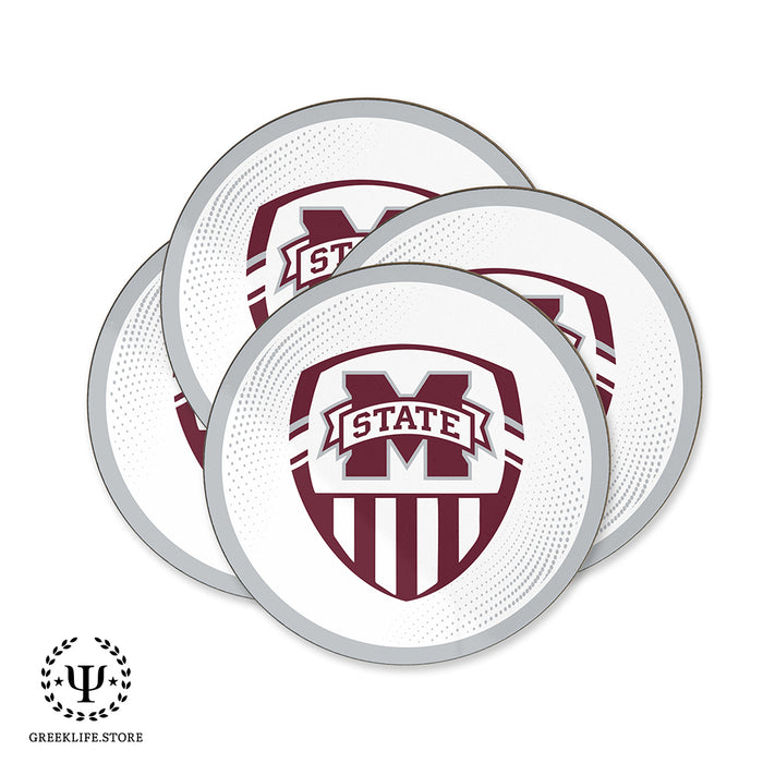 Mississippi State University Beverage Coasters Round (Set of 4)