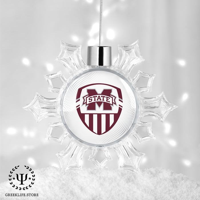 Mississippi State University Christmas Ornament - Snowflake