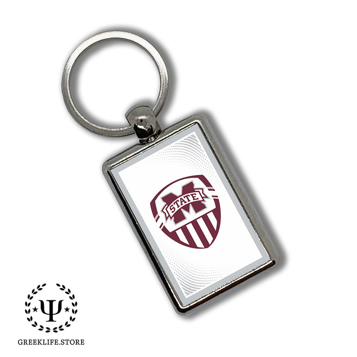 Mississippi State University Keychain Rectangular