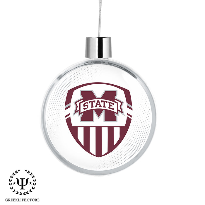 Mississippi State University Christmas Ornament Flat Round
