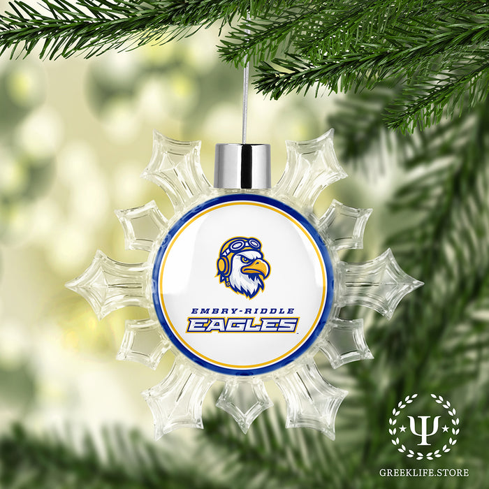 Embry-Riddle Aeronautical University Eagles Sport Christmas Ornament - Snowflake