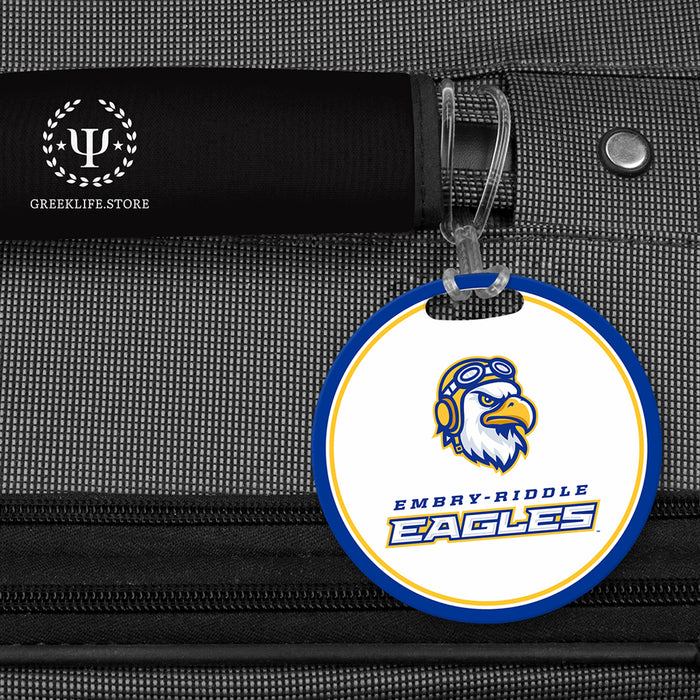 Embry-Riddle Aeronautical University Eagles Sport Luggage Bag Tag (round)