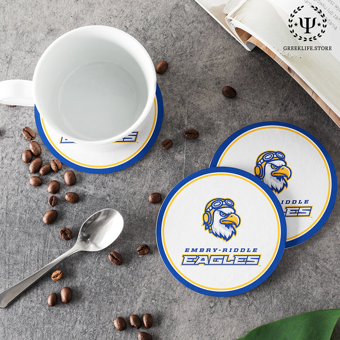 Embry-Riddle Aeronautical University Eagles Sport Beverage Coasters Round (Set of 4)