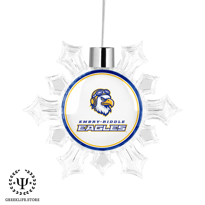 Embry-Riddle Aeronautical University Eagles Sport Christmas Ornament - Snowflake